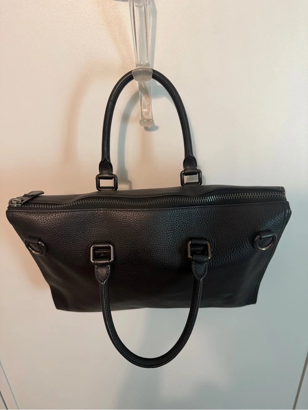 Coach pebbled leather